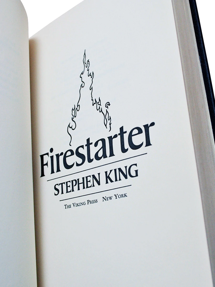 Viking Press 1980 - Stephen King "Firestarter" dj/HC Slipcased First Edition, First Printing [NF/NF]