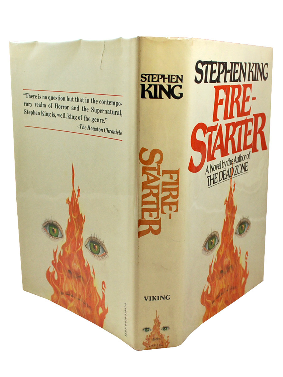 Viking Press 1980 - Stephen King "Firestarter" dj/HC Slipcased First Edition, First Printing [NF/NF]