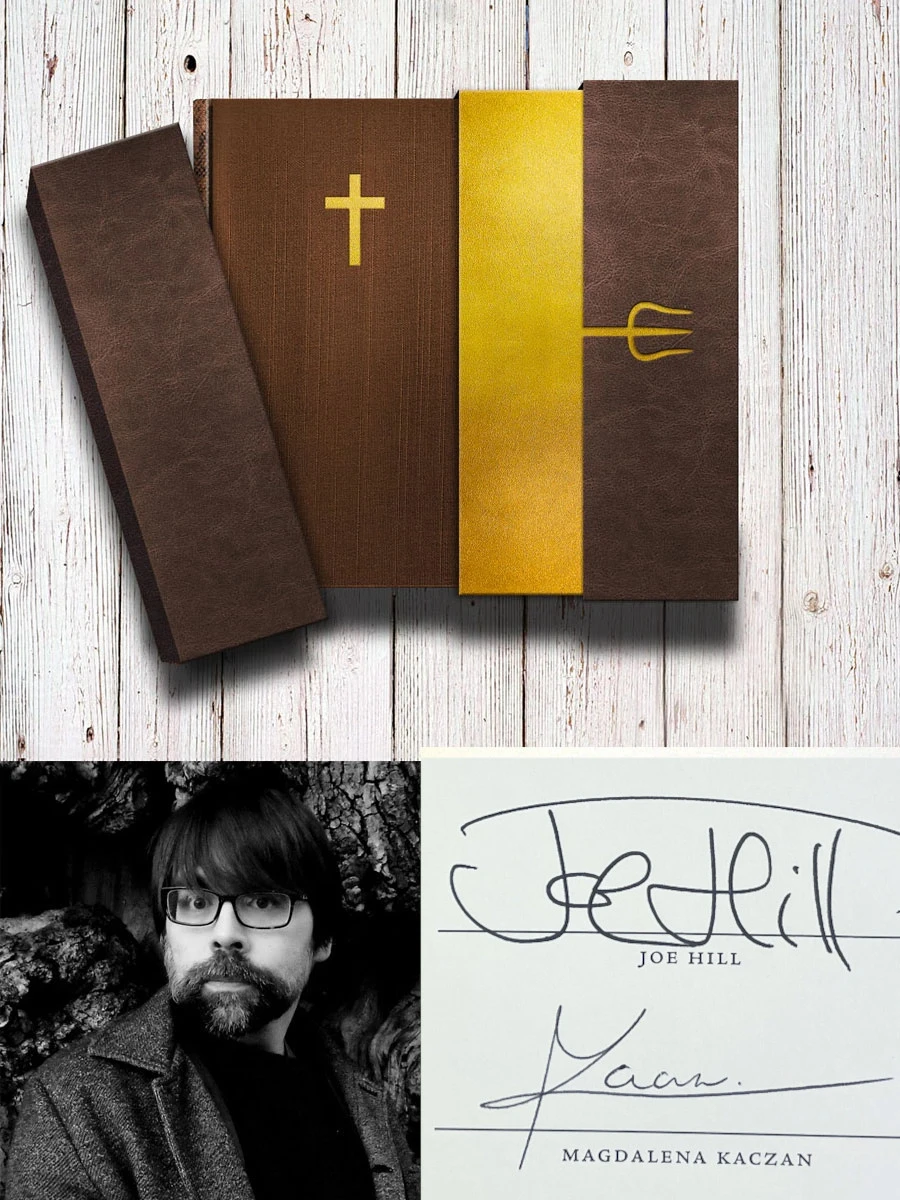 Joe Hill "Horns" Signed Limited Edition No. 115  of 250 w/Limited Promotional Art Kit