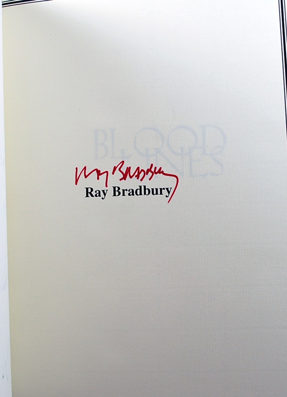"Bloodlines" Richard Matheson, Ray Bradbury, Signed Limited Edition