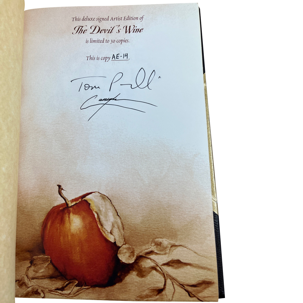Cemetery Dance “The Devil’s Wine” Signed Deluxe Artist Edition AE-14 of 30, Artist Portfolio [Very Fine]