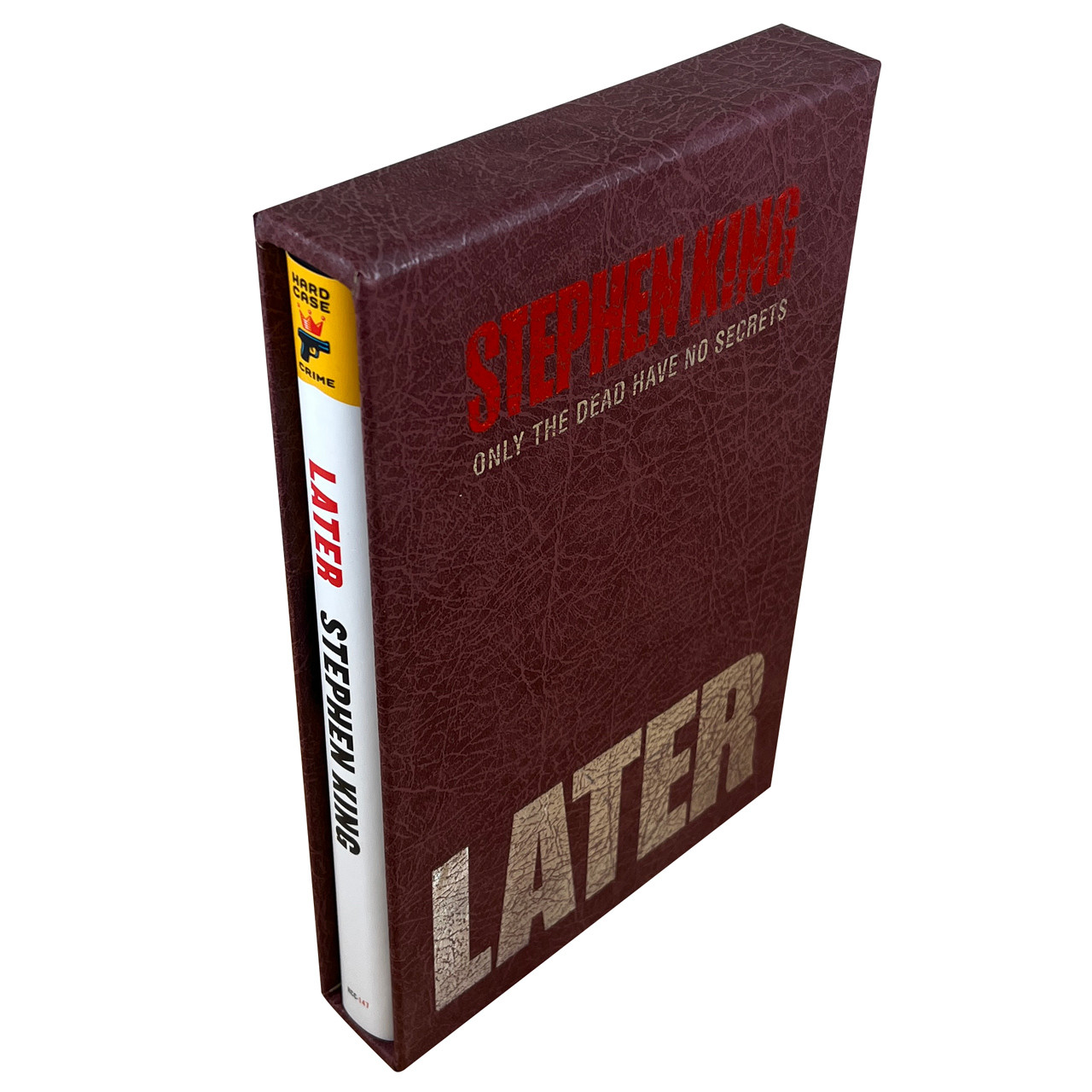 Stephen King "LATER" Slipcased Limited Edition, Hardcover First Edition