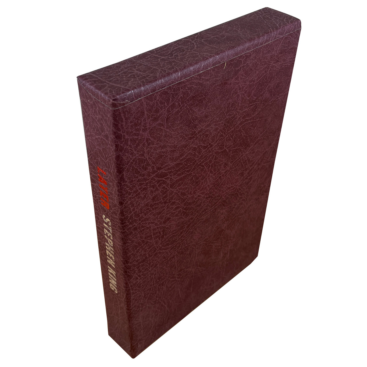 Stephen King "LATER" Slipcased Limited Edition, Hardcover First Edition