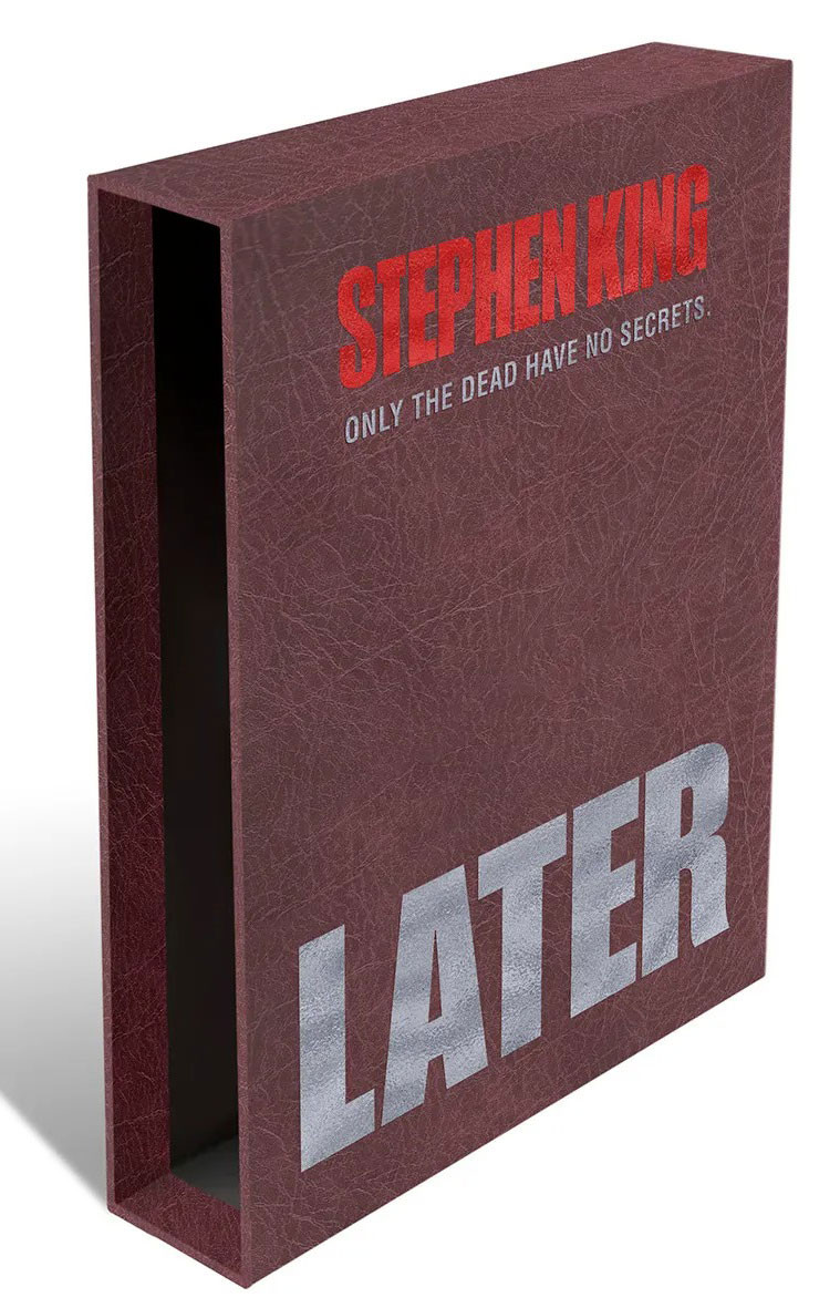 Stephen King "LATER" Slipcased Limited Edition, Hardcover First Edition