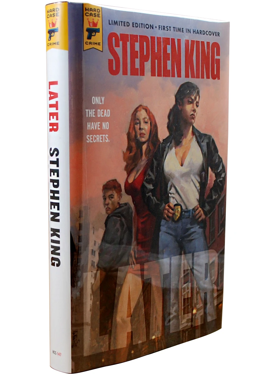 Stephen King "LATER" Slipcased Limited Edition, Hardcover First Edition