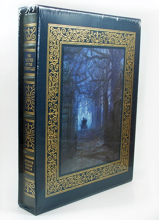 Easton Press, Arthur Conan Doyle "The Hound Of The Baskervilles" Artist Signed Limited Deluxe Edition, Leather Bound Slipcased [Sealed]