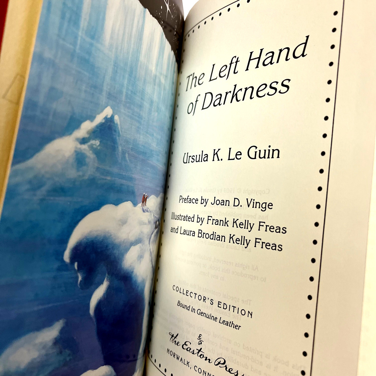 Ursula K. Le Guin "The Left Hand of Darkness" Signed Limited Edition, Leather Bound Collector's Edition