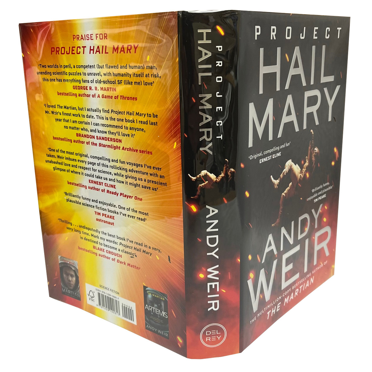 Andy Weir "Project Hail Mary" UK Signed First Edition, First Printing, Slipcased w/COA [Sealed]