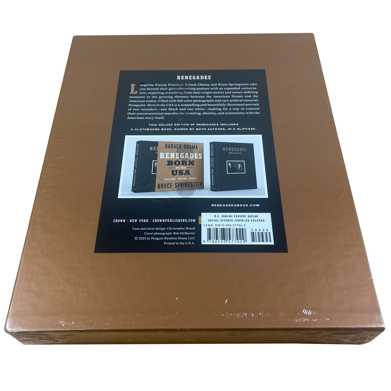 Barack Obama, Bruce Springsteen "RENEGADES: BORN IN THE USA" Slipcased Signed Deluxe Limited Edition [Sealed]