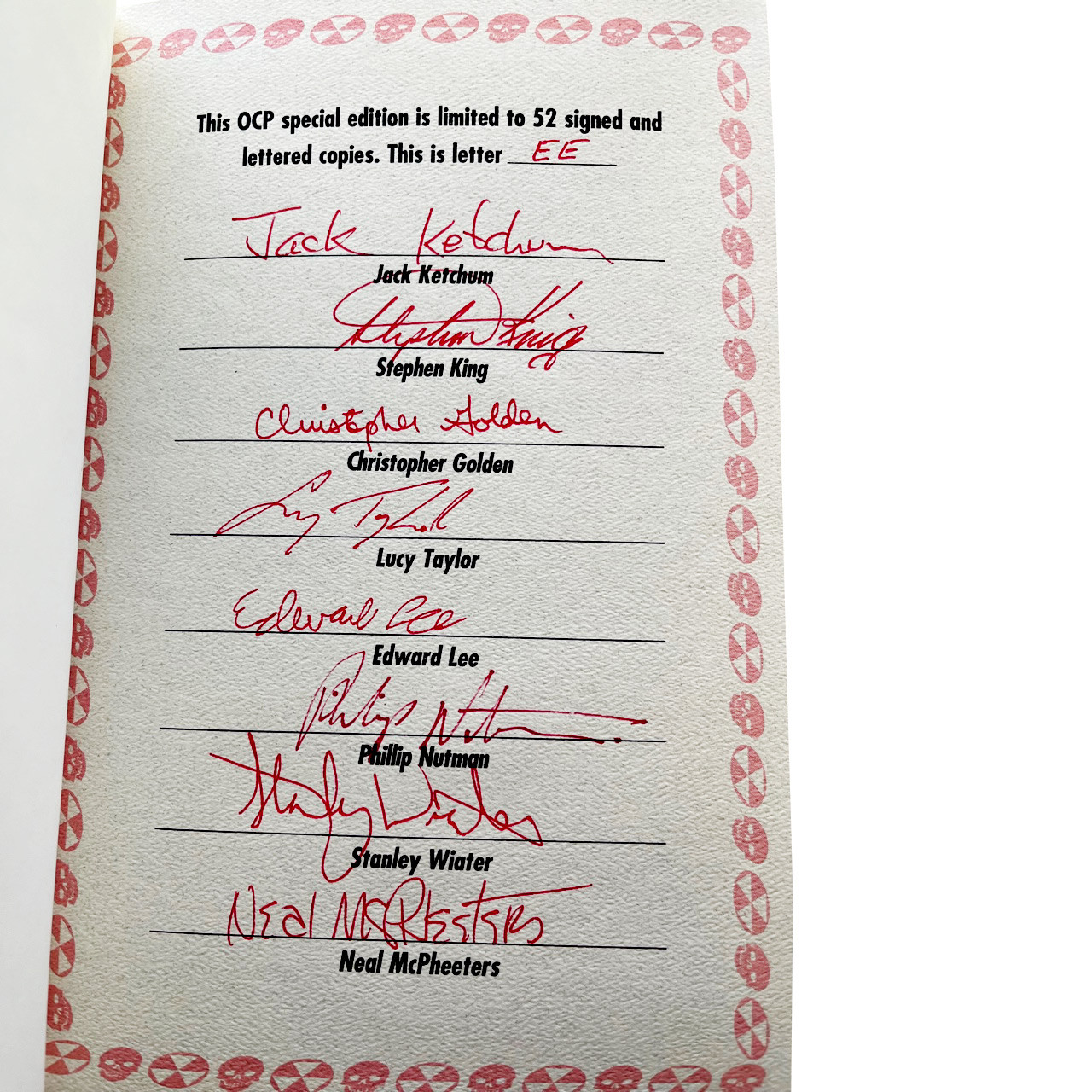 Jack Ketchum "The Girl Next Door" Signed Lettered Edition "EE" of 52