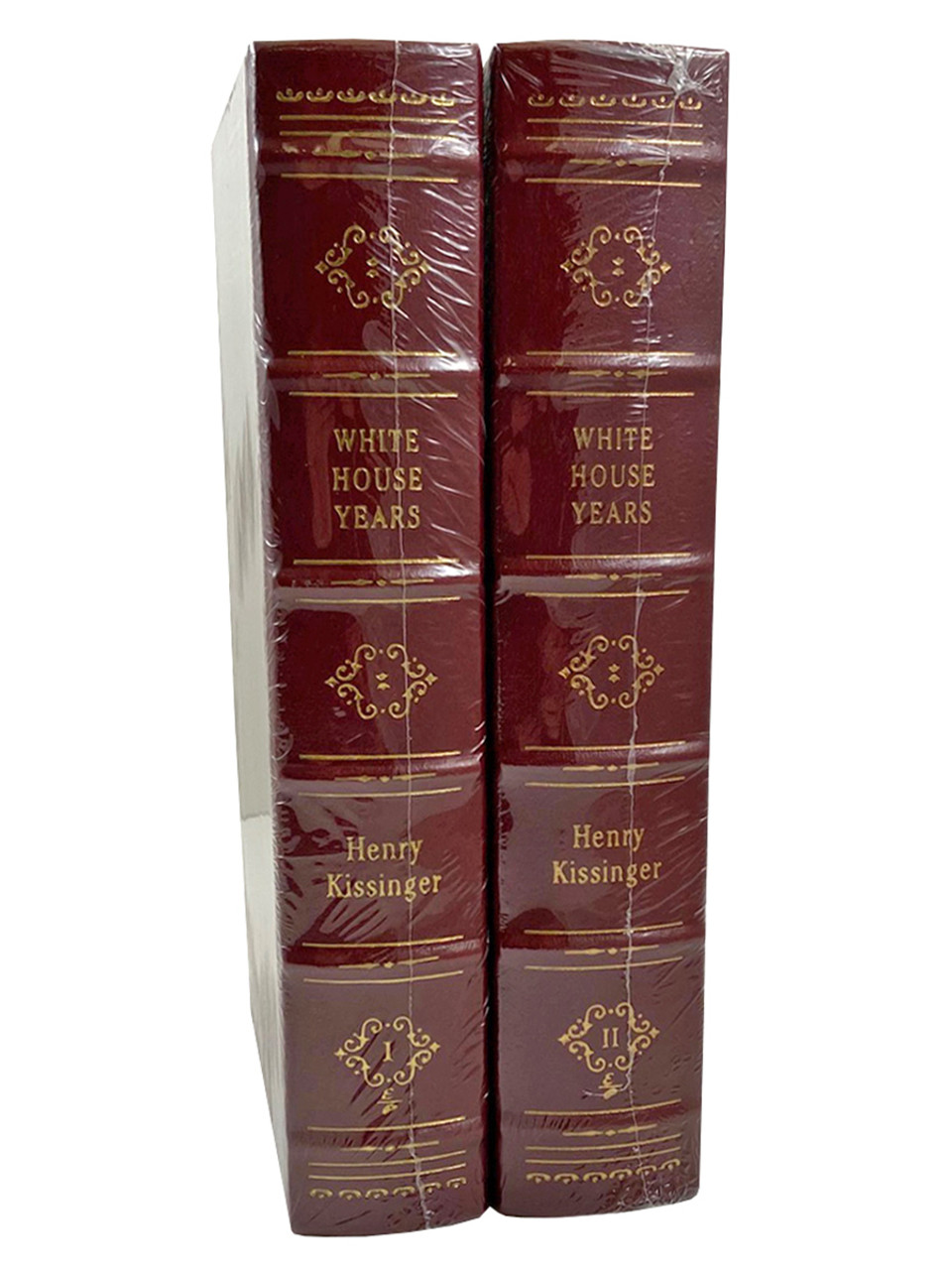 Henry Kissinger "White House Years" Signed Limited Edition, 2-Vol. Matching Leather Bound Collector's Set [Sealed]