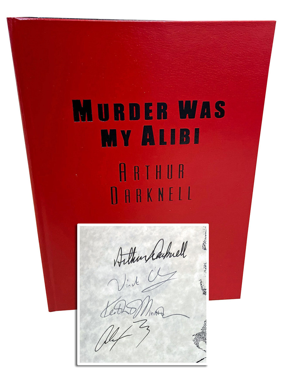 THE ARTHUR DARKNELL DOUBLE  "Murder Was My Alibi", "Loveless", "The Most Interesting Prospect" Chapbook, Signed Deluxe Lettered Edition "F" of 26 Traycased