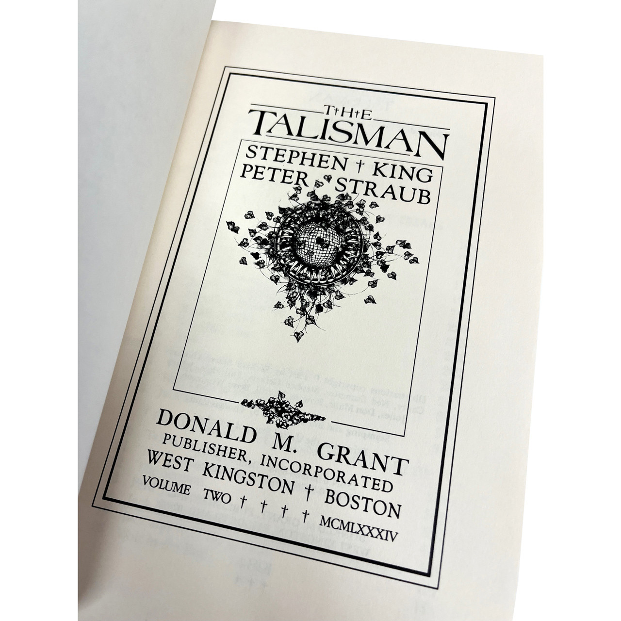 Stephen King, Peter Straub "The Talisman" Deluxe Limited First Edition of 1,200 Slipcased [Very Fine/NF+]