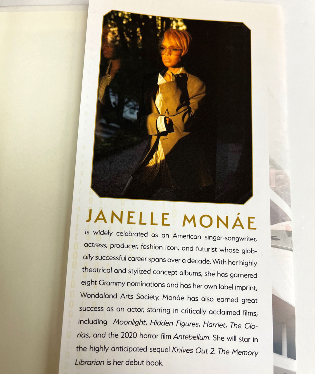 Janelle Monae "The Memory Librarian" Signed First Edition, First Printing, Slipcased Limited Edition of 25 w/COA [Sealed]