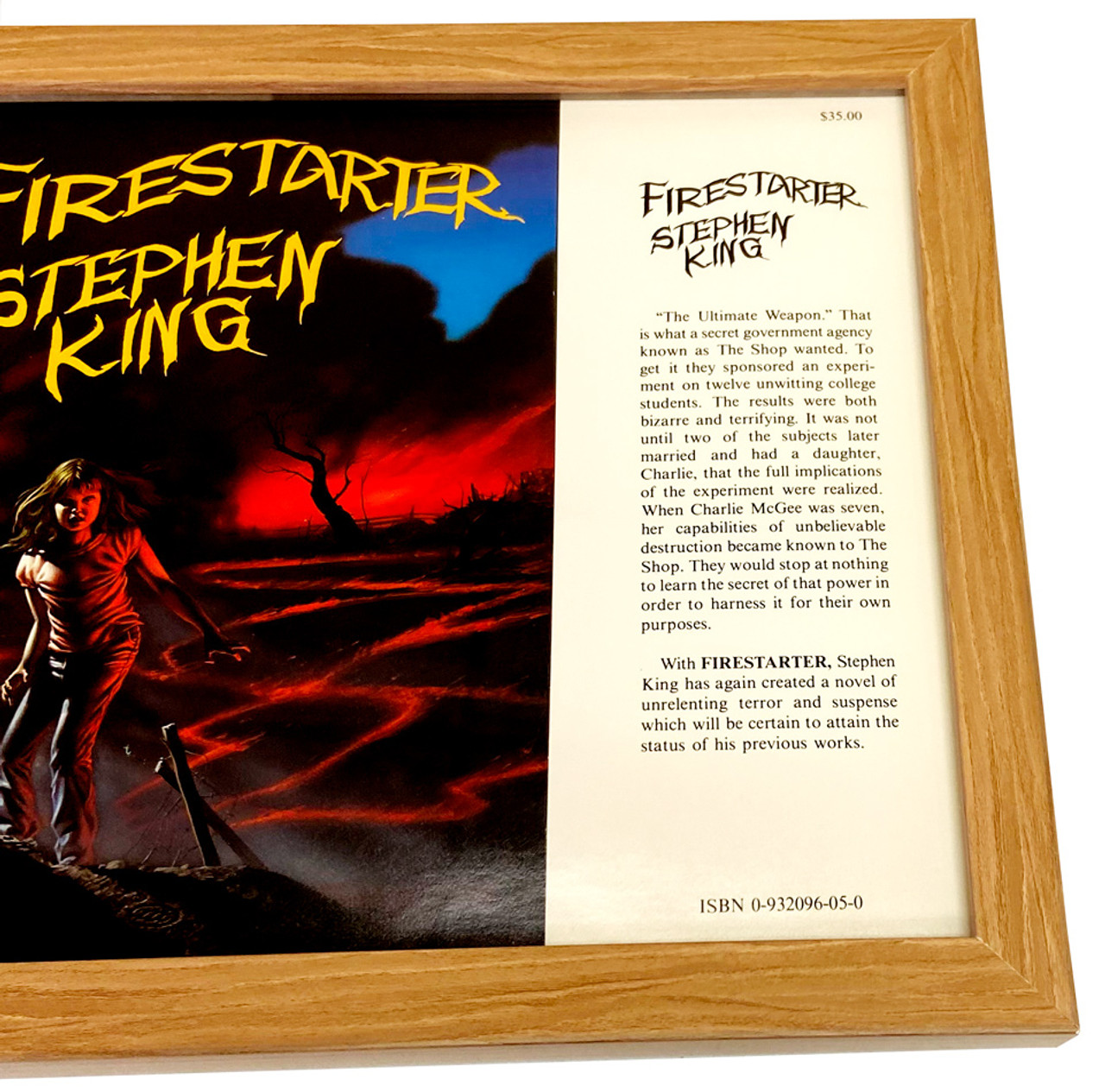 Michael Whelan "Firestarter" Signed Limited Edition Remarqued Art Print, No. 91 of 100, Framed and Matted w/COA + Bonuses