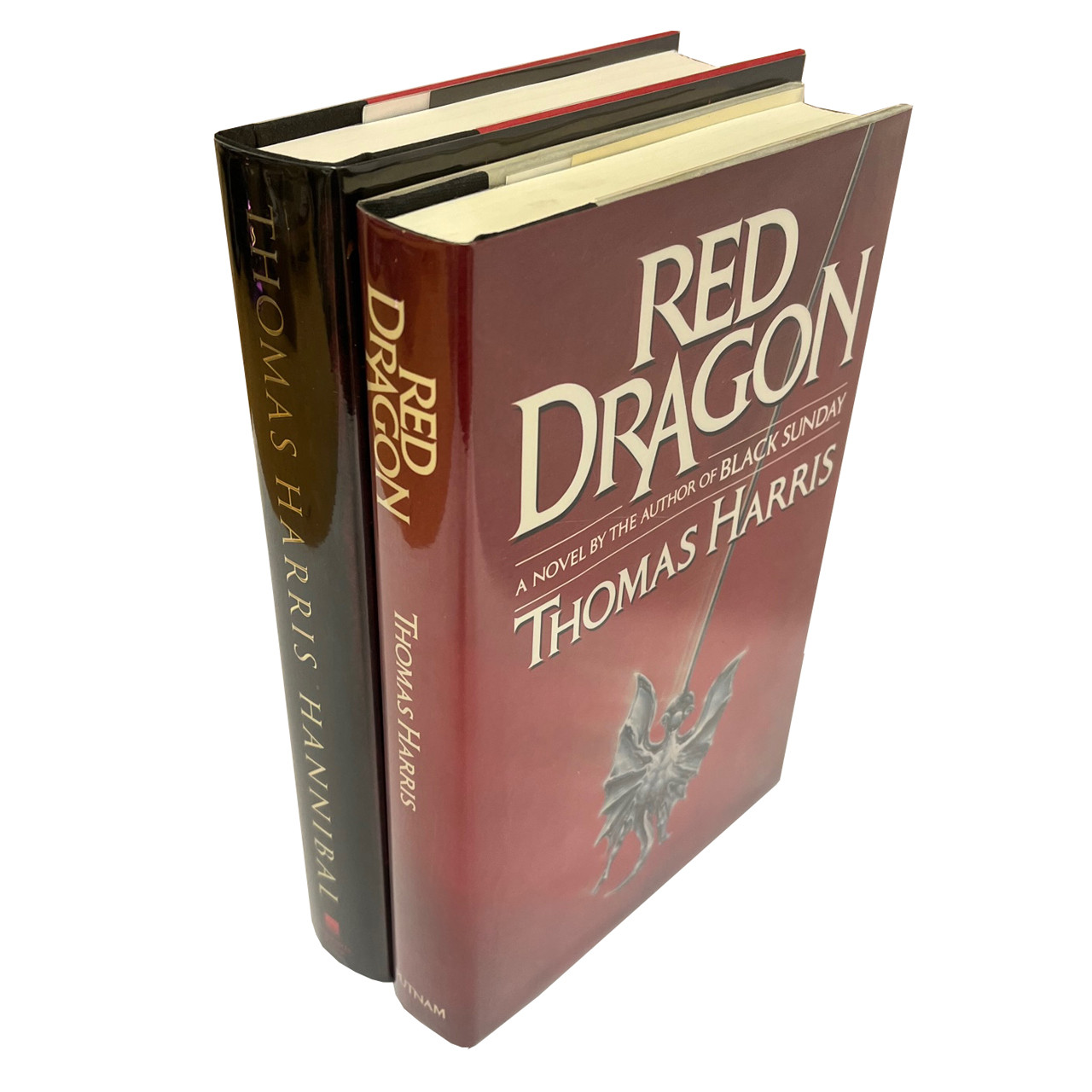 Thomas Harris "Hannibal" and "Red Dragon" Signed First Edition 2-Vol Matching Set w/COA  [Fine/Fine]