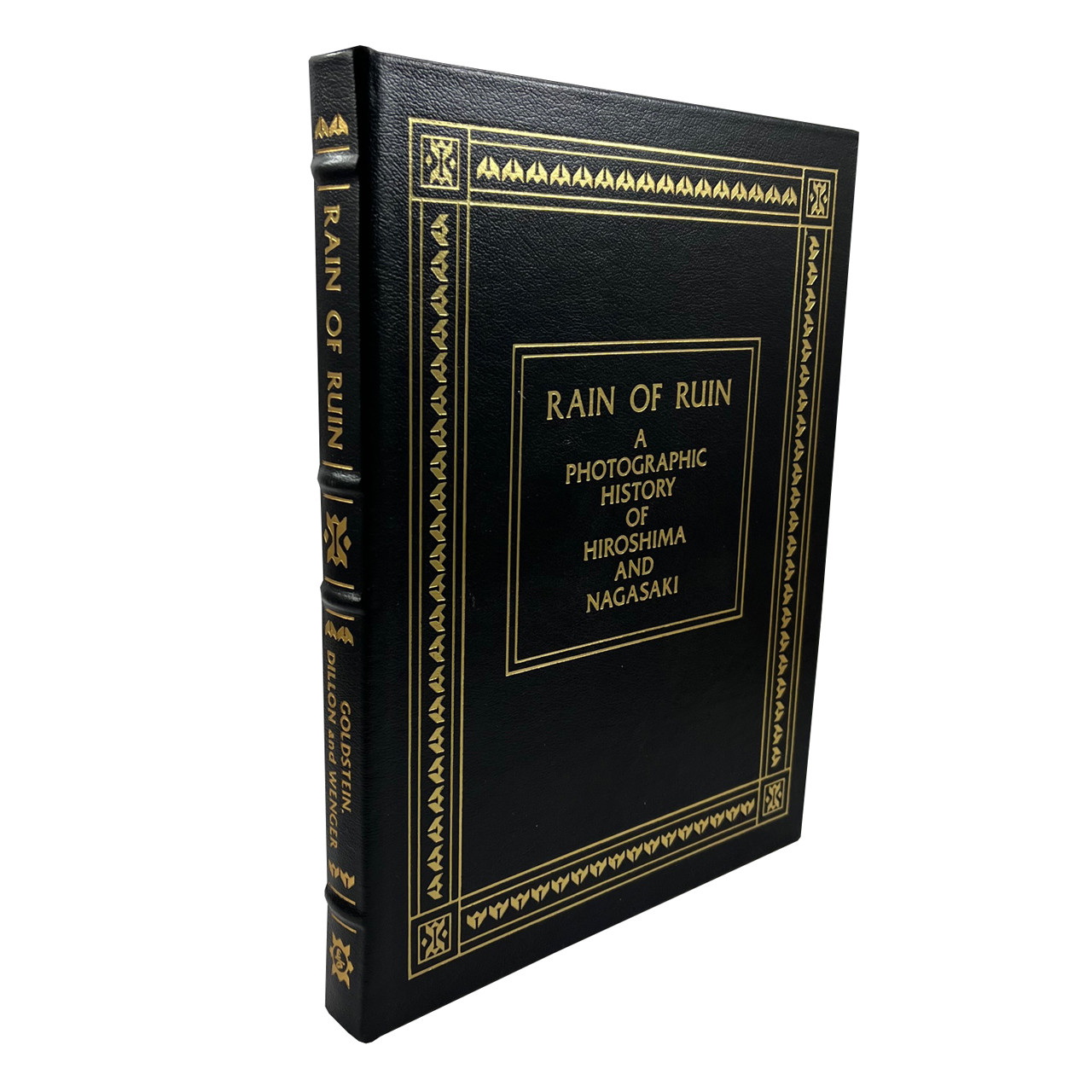 Donald M. Goldstein, Katherine V. Dillon, and J. Michael Wenger "Rain Of Ruin: A Photographic History of Hiroshima and Nagasaki" Deluxe Limited Edition, Leather Bound Collector's Edition