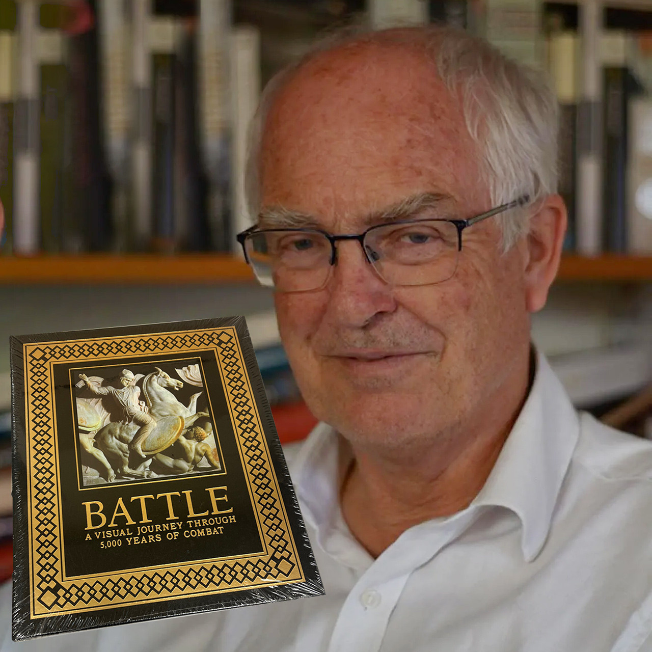 R.G. Grant "BATTLE: A Visual Journey Through 5,000 Years of Combat" Deluxe Limited Edition, Leather Bound Collector's Edition [Sealed]
