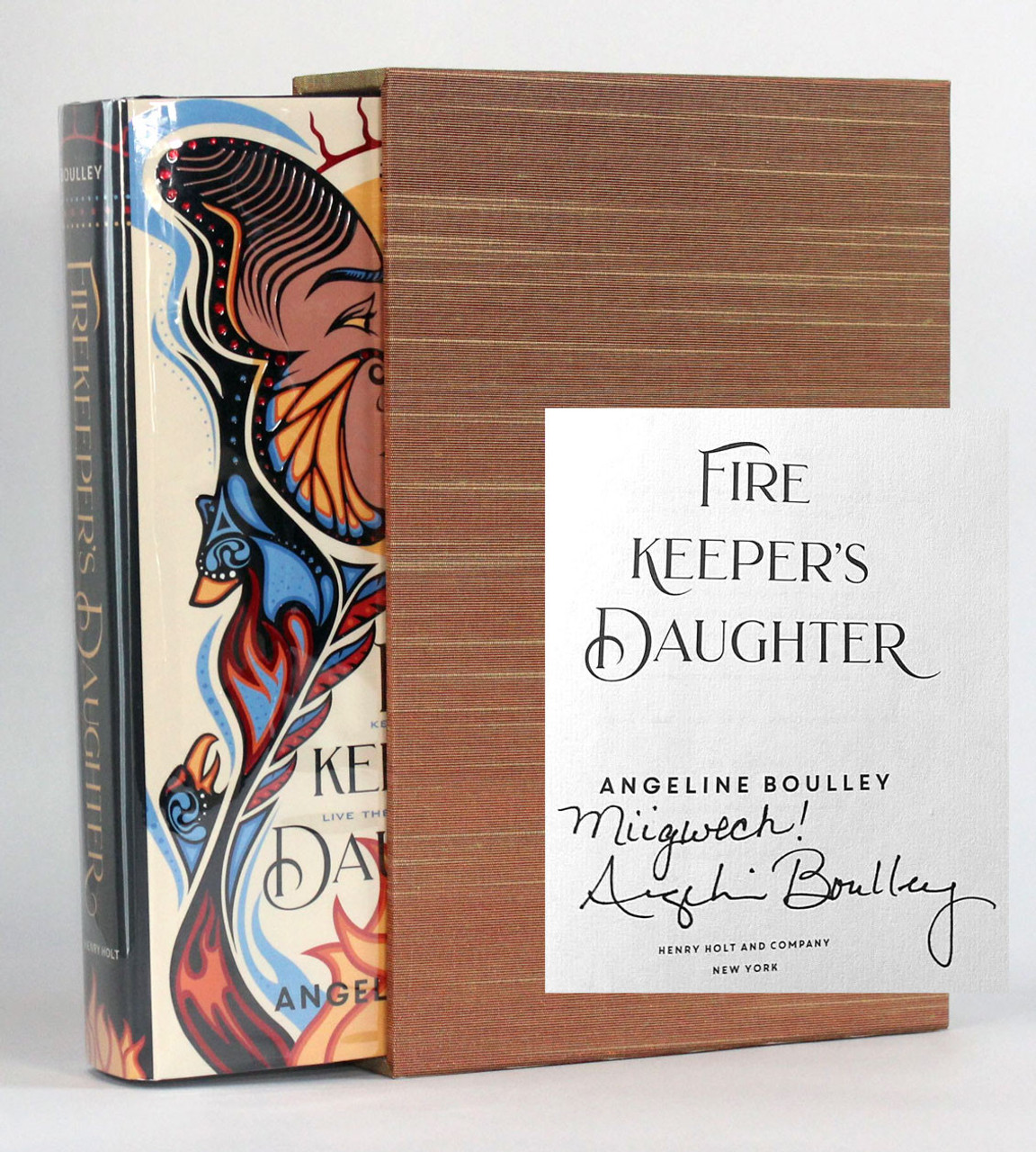 Angeline Boulley "Firekeeper's Daughter" Signed First Edition, First Printing, Slip-cased Limited Edition "BC"  w/COA [Sealed]