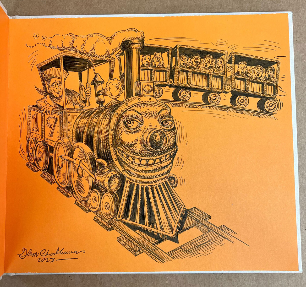 Beryl Evans "Charlie The Choo-Choo" Slipcased Signed Limited Edition No. 570 of 1,000 w/ Original Remarque by Glenn Chadbourne [Fine/Fine]