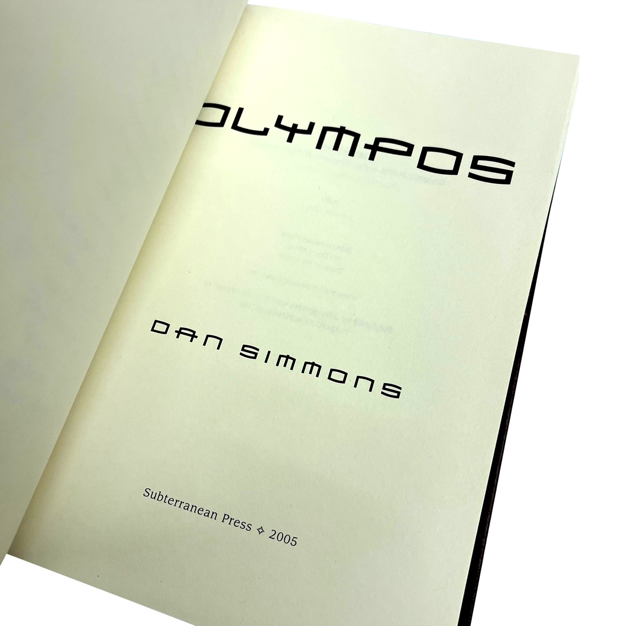 Dan Simmons "Olympos" and "Ilium" Signed Limited Edition 2-Volume Set of 724 [Fine]