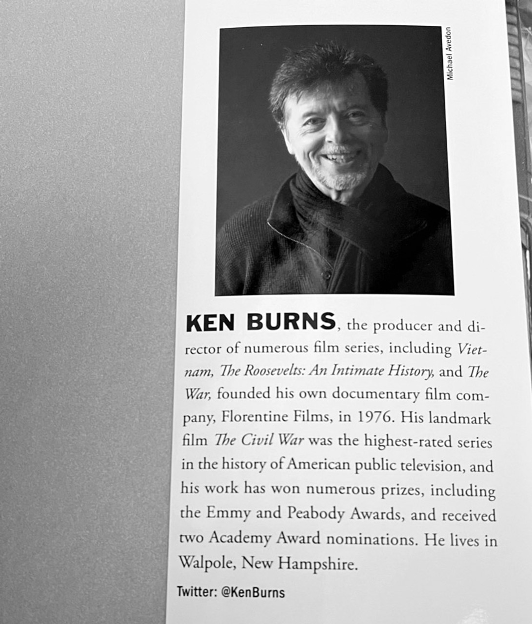 Ken Burns "Our America" Signed Collector's Edition, First Edition/Later Printing [Fine/Fine]