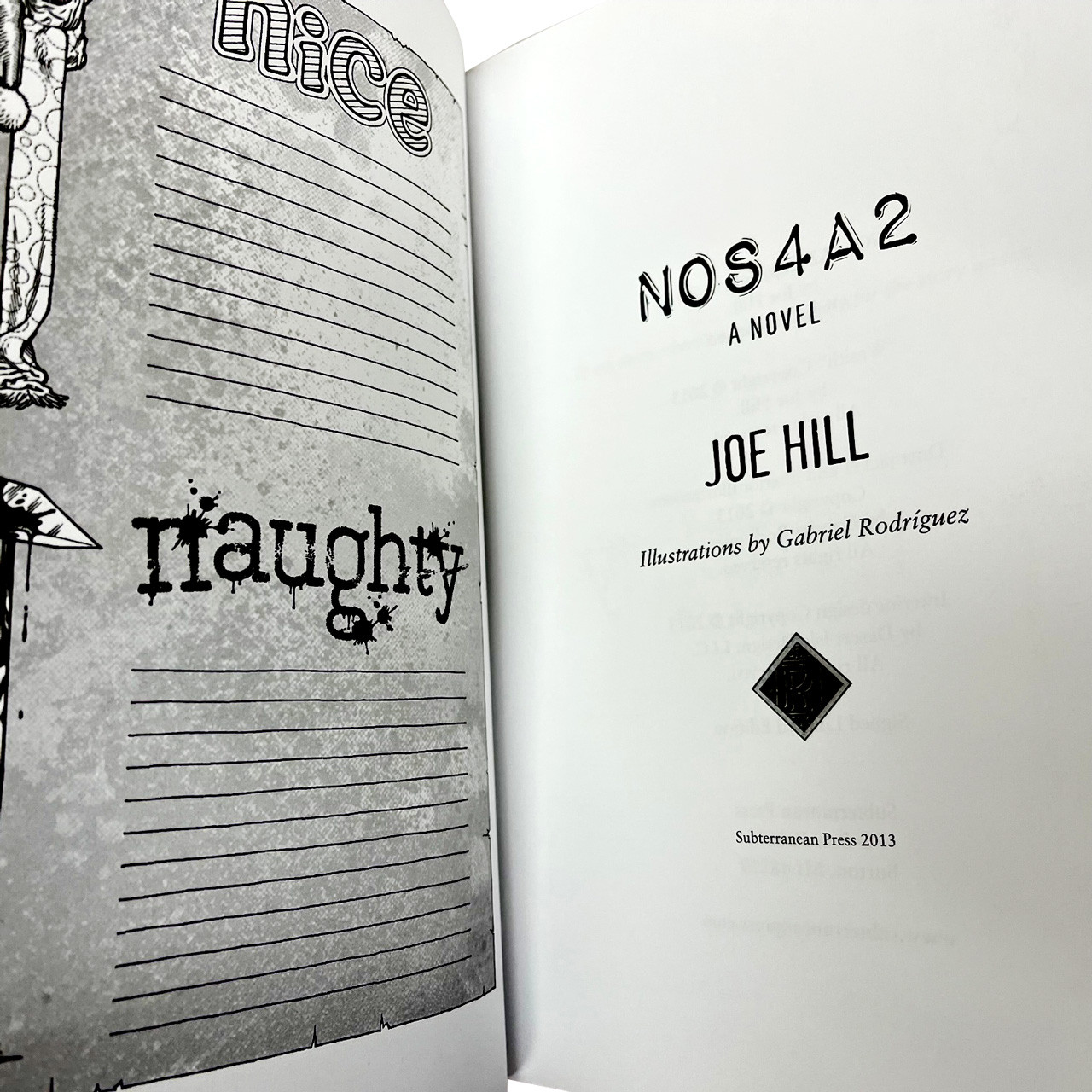 Joe Hill "NOS4A2" Slipcased Signed Limited Edition No. 159 of 750 [Very Fine]