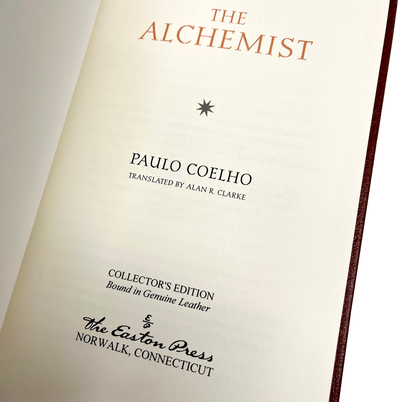 Paulo Coelho "The Alchemist" Signed Limited Edition, 2007 First Printing, Leather Bound w/COA