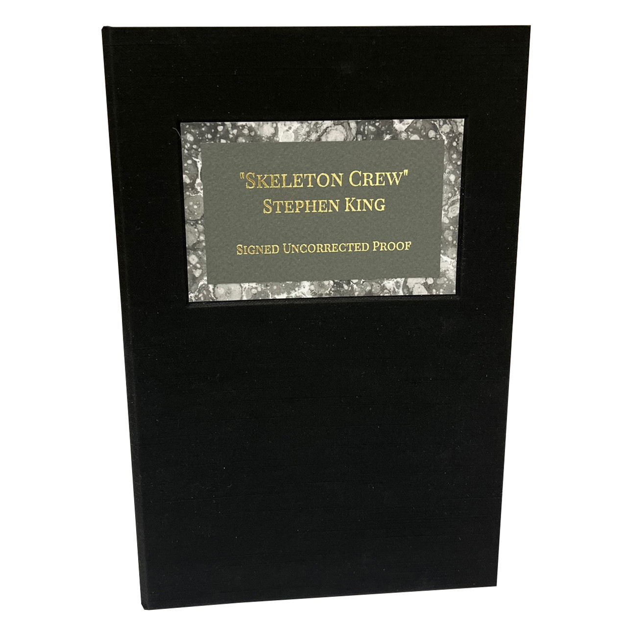 Stephen King "Skeleton Crew" Traycased Signed First Edition, First Printing UNCORRECTED PROOF FOR LIMITED DISTRIBUTION