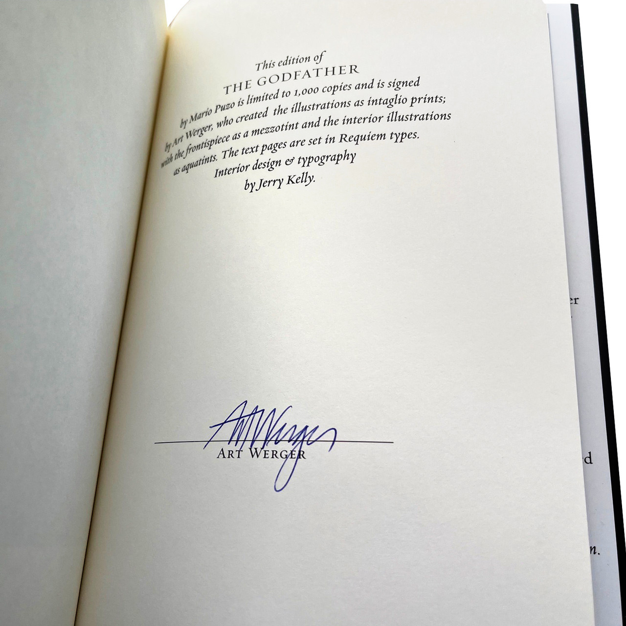 Mario Puzo "The Godfather" Slipcased Signed Artist Edition of 750 [Sealed]