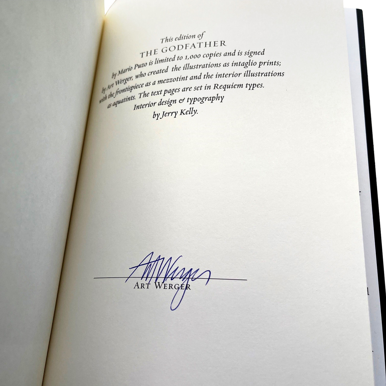 Mario Puzo "The Godfather" Slipcased Signed Artist Edition of 750 [Sealed]