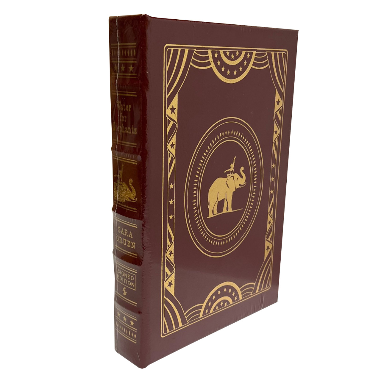 Sara Gruen "Water For Elephants" Signed Limited Edition w/COA, Leather-Bound [Sealed]