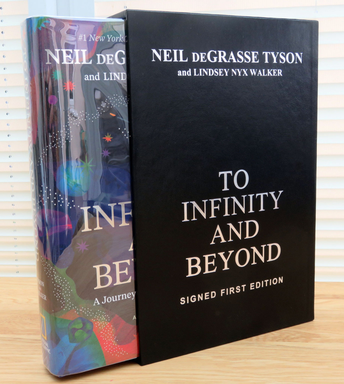 Neil deGrasse Tyson "To Infinity and Beyond" Double-Signed First Edition, Limited Slipcased Collector's Edition of 75 w/COA [Sealed]