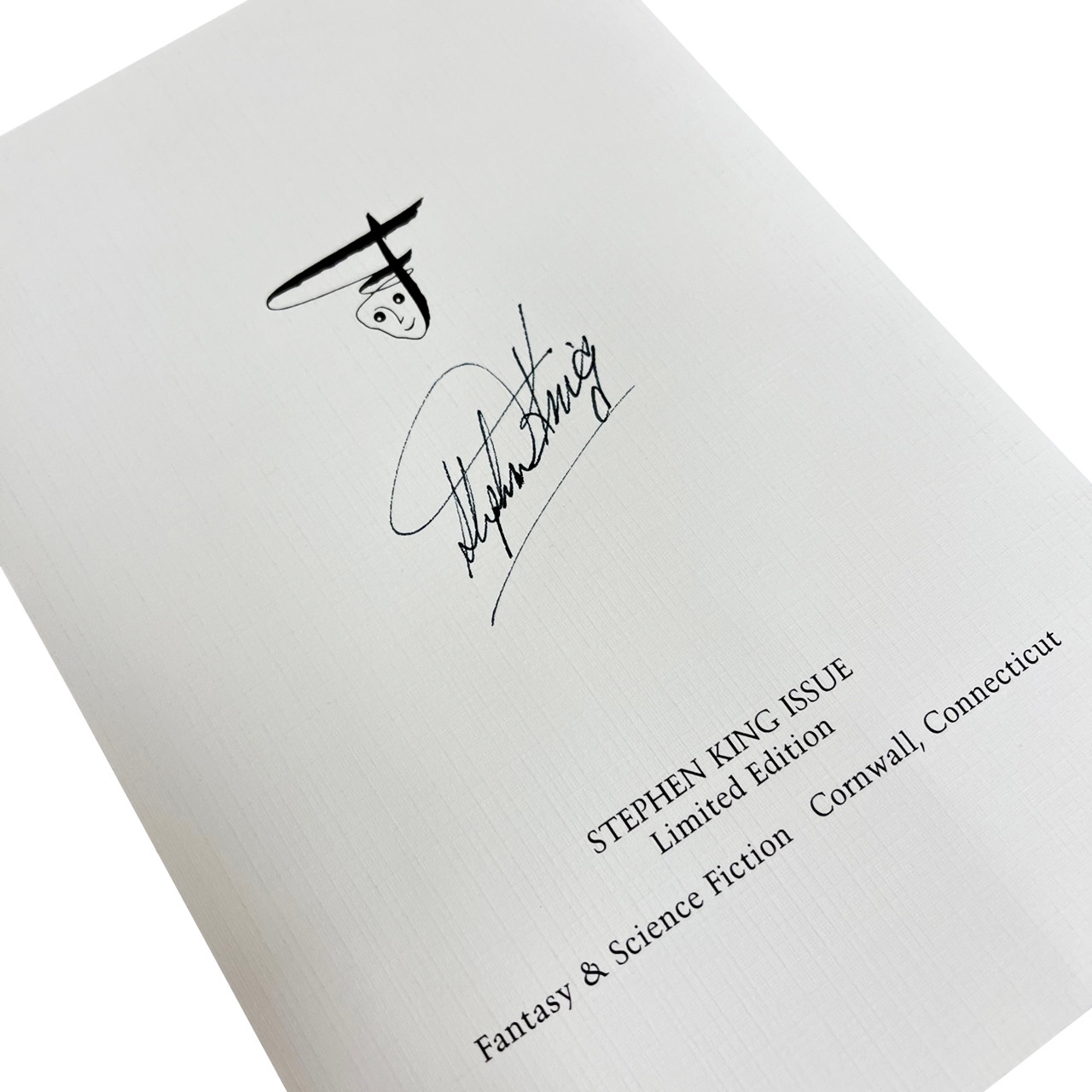 Stephen King "Fantasy & Science Fiction: Special Stephen King Issue" Signed Limited Edition of 500, Traycased [Fine]