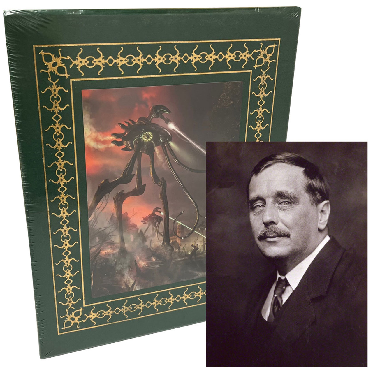H.G. Wells "The War Of The Worlds" Slipcased Deluxe Signed Artist Edition, Leather Bound Collector's Edition of 1,200 w/COA [Sealed]
