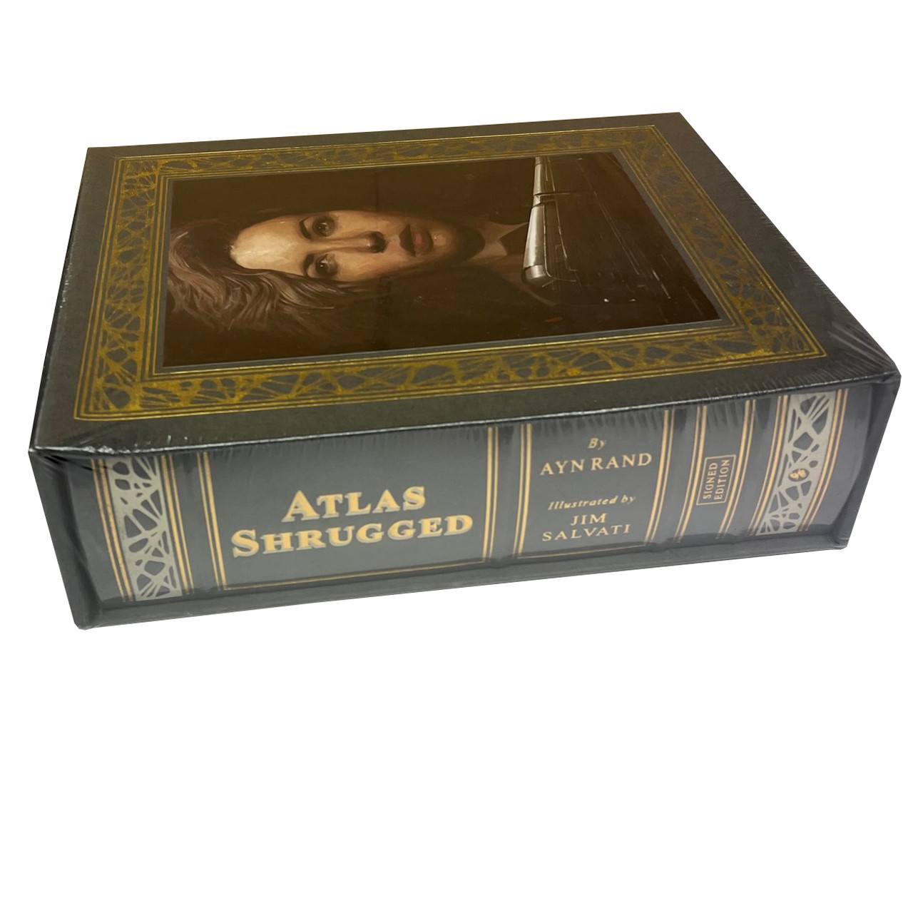 Ayn Rand "Atlas Shrugged" Slipcased Deluxe Signed Artist Edition, Leather Bound Collector's Edition of 1,200  [Sealed]