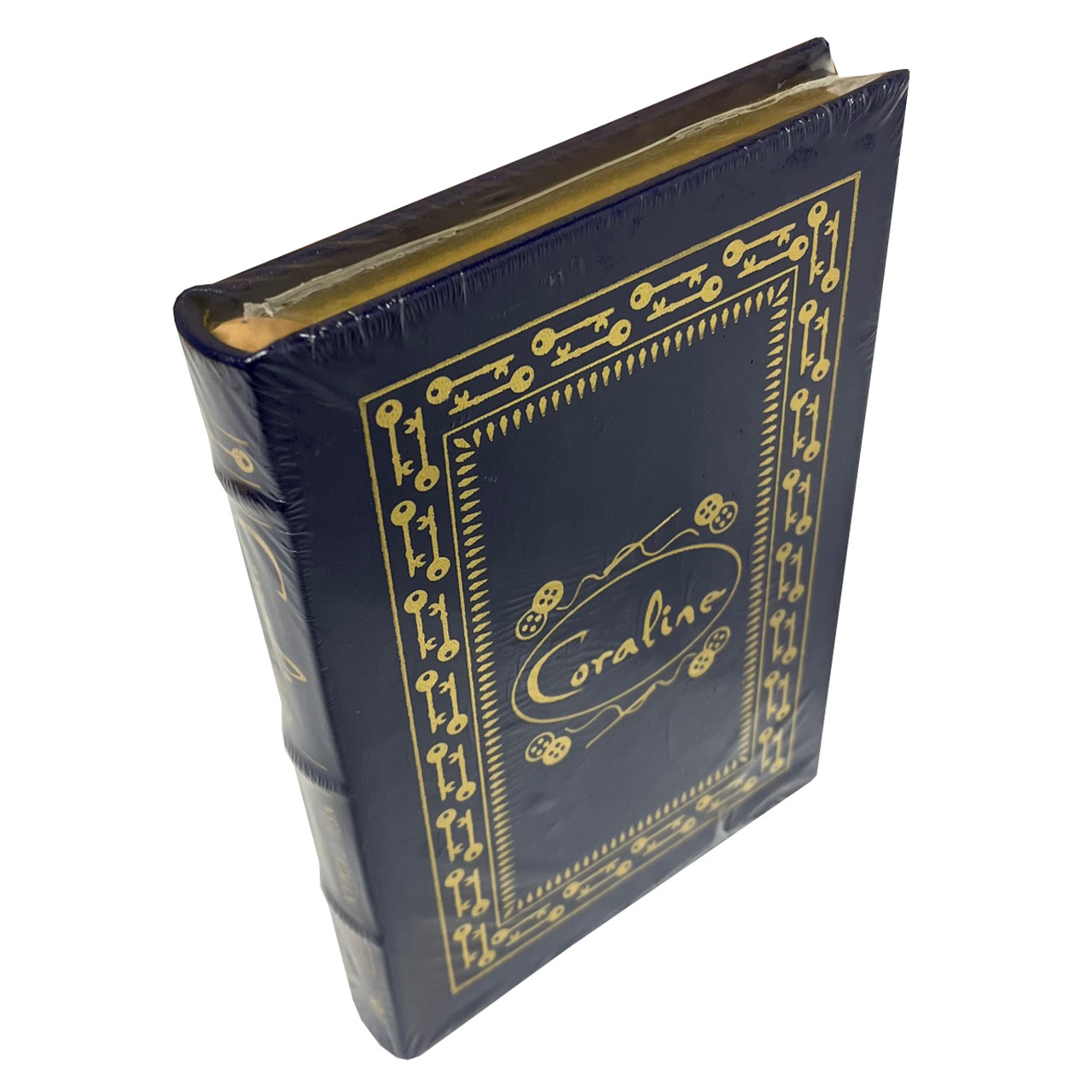 Neil Gaiman "Coraline" Signed Limited Edition, Leather Bound Collector's Edition  w/Custom Matching Traycase [Sealed]