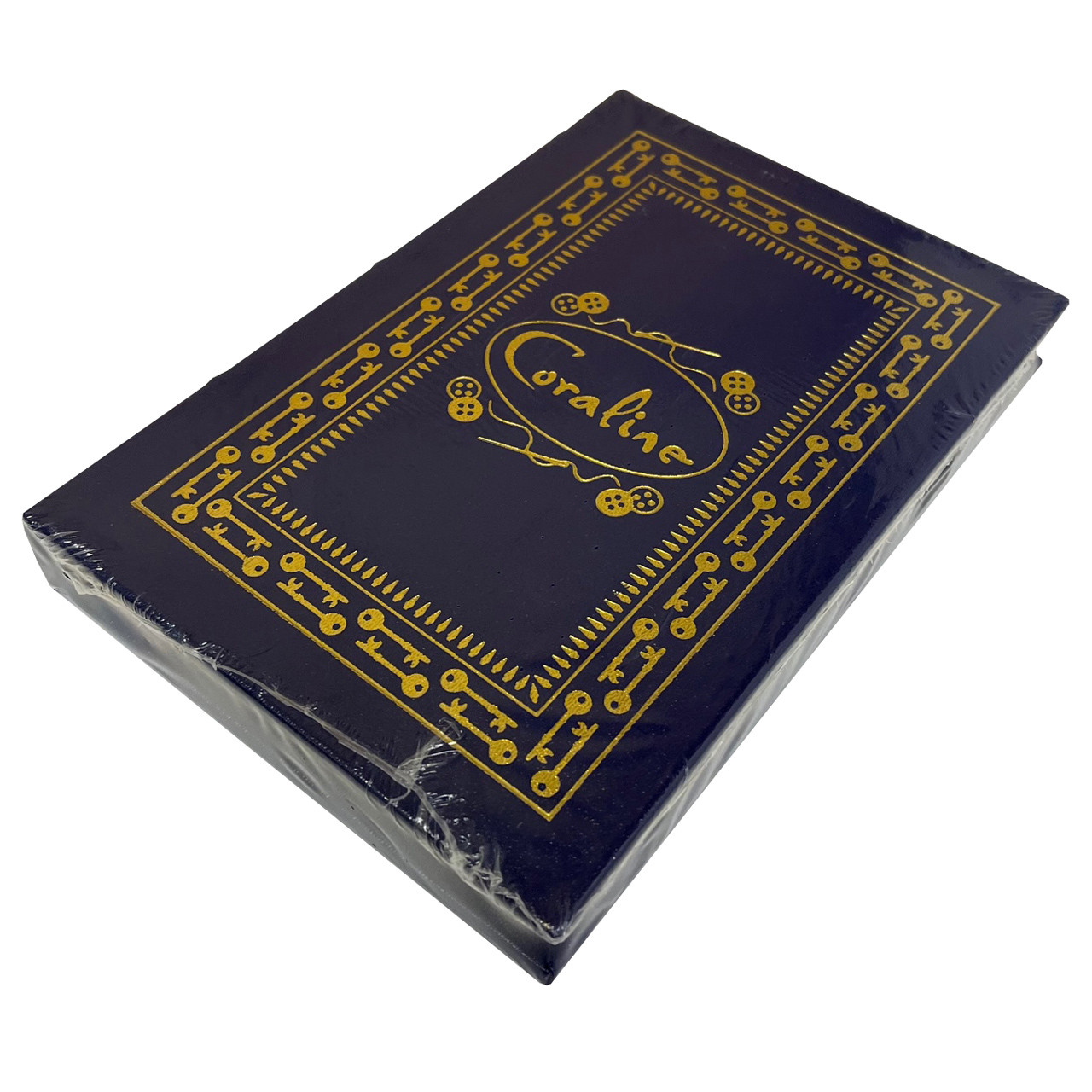 Neil Gaiman "Coraline" Signed Limited Edition, Leather Bound Collector's Edition  w/Custom Matching Traycase [Sealed]