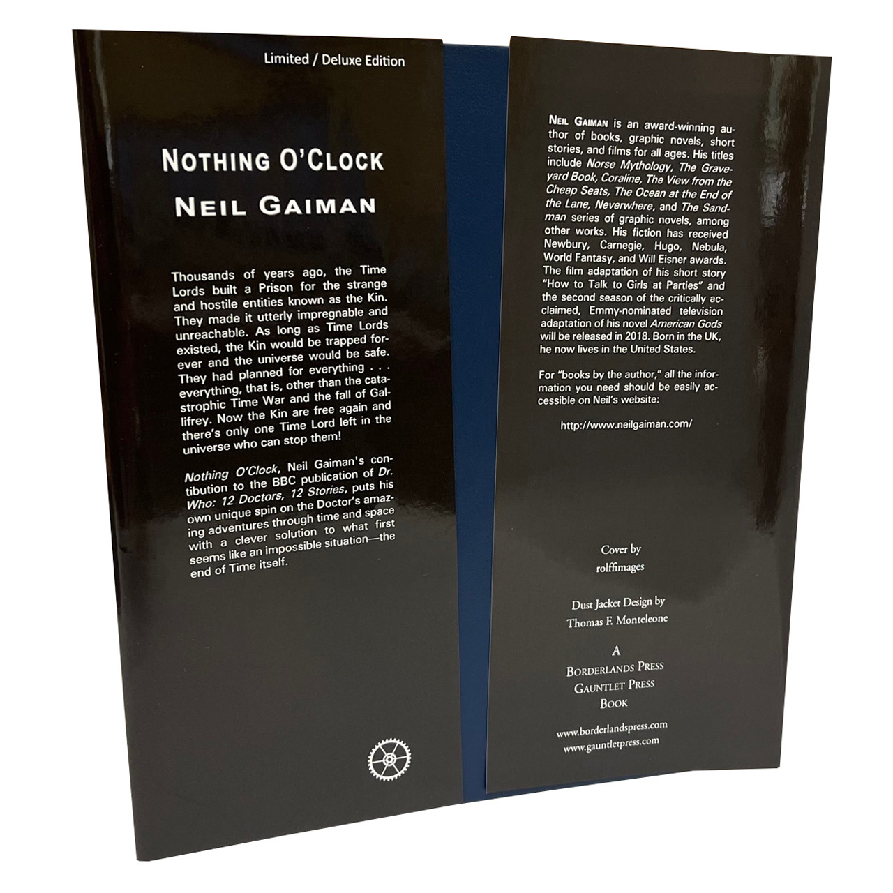 Neil Gaiman "DOCTOR WHO: Nothing O'Clock" Signed Limited Deluxe Edition (with Joe Hill) Number 52 of 125  [Very Fine]