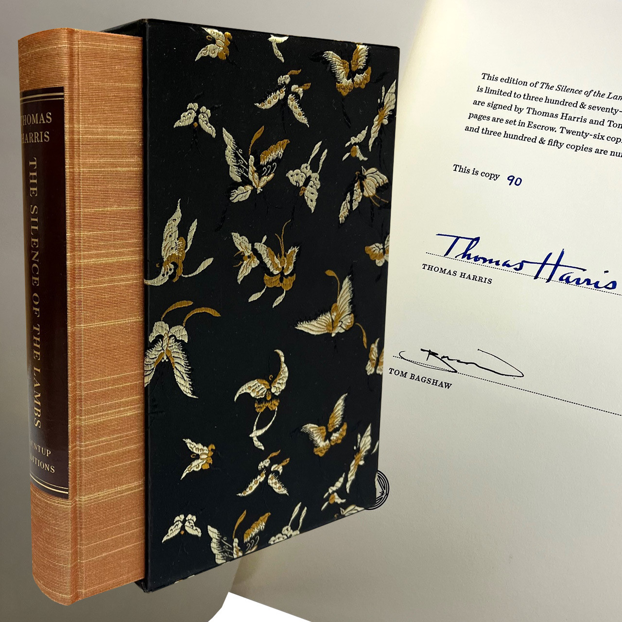 Thomas Harris "Silence of the Lambs" Slipcased Signed Limited Edition No. 90 of 350  [Very Fine]