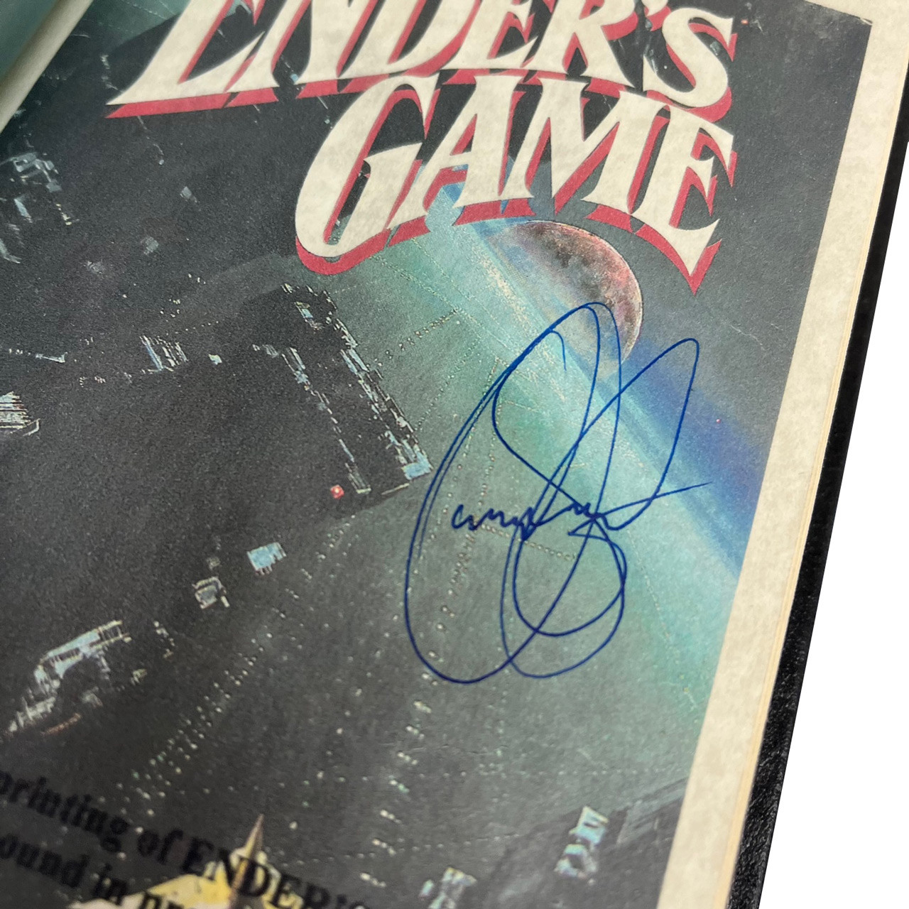 Orson Scott Card "Ender's Game" 2-Volume Slipcased Signed First Edition, Leather-Bound, First TOR Printing 1985, Analog Magazine 1977 w/COA