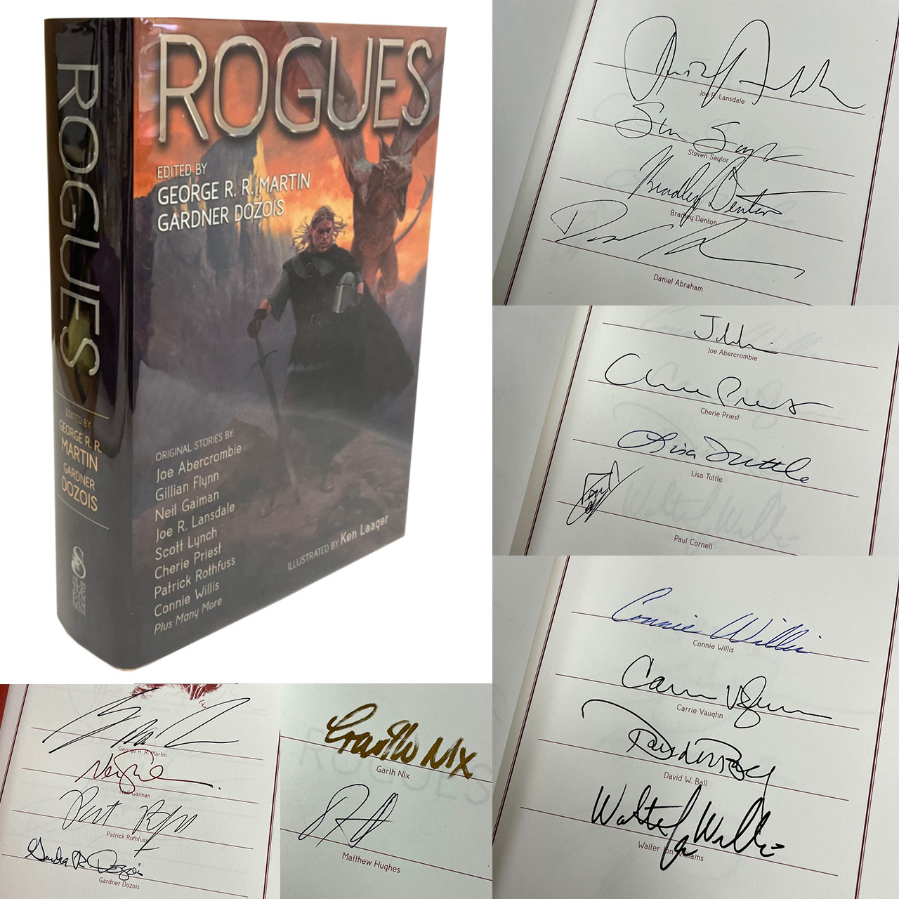 George R.R. Martin "A Knight Of Seven Kingdoms", "Fire & Blood", "Rogues", "The Book Of Swords", "The Book Of Magic" Signed Limited Edition Partial Matching Set [Very Fine]