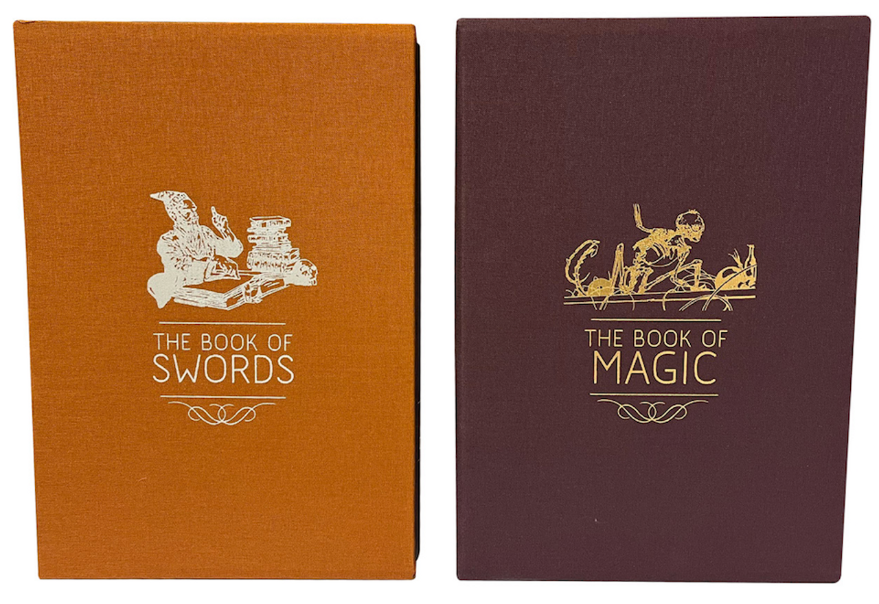 "The Book Of Swords" and "The Book Of Magic" Slipcased Signed Limited Edition 2-Volume Matching Numbers Set No. 147 of 300 [Very Fine]