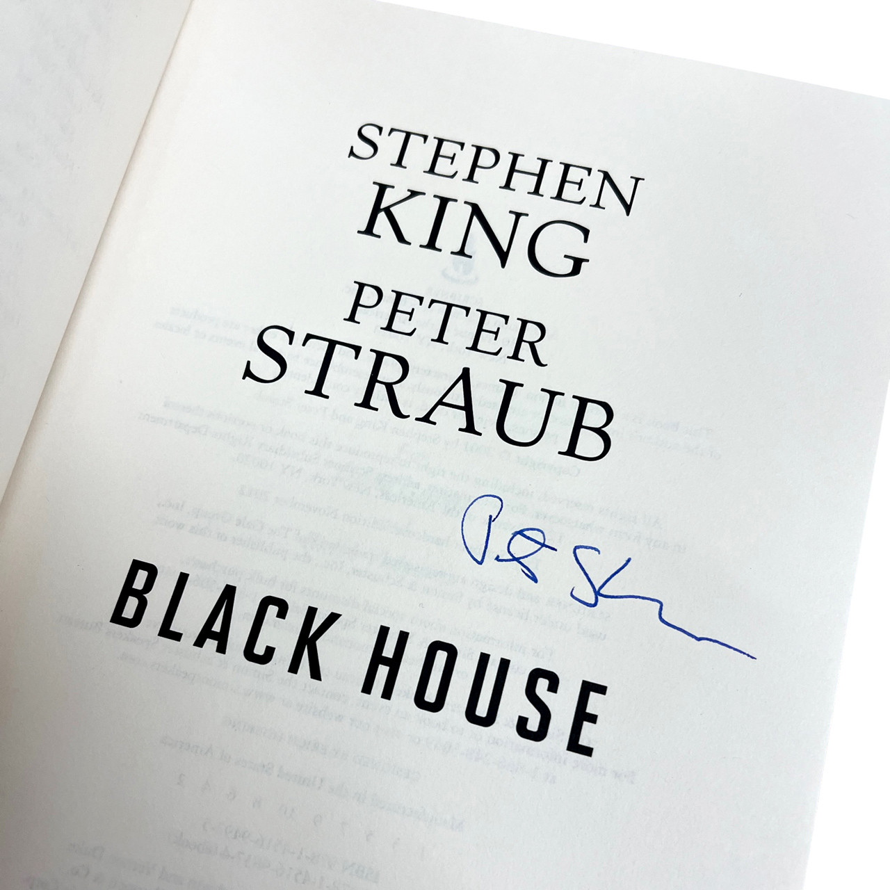 Stephen King, Peter Straub "Black House" and "The Talisman" Slipcased Signed First Edition w/COA