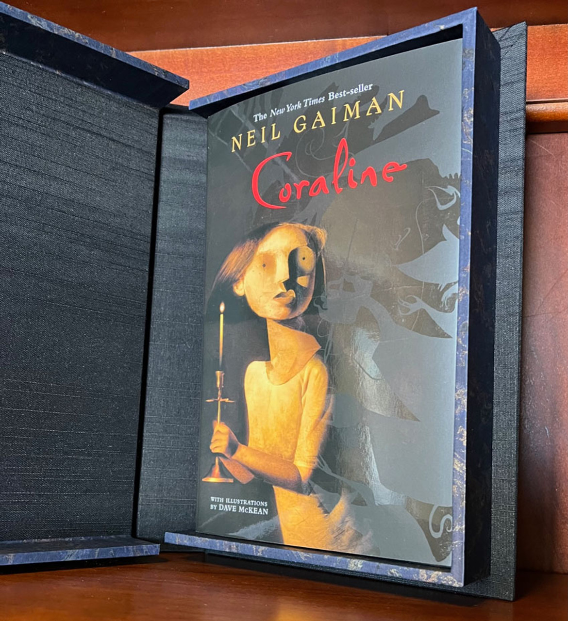 Neil Gaiman "Coraline" Limited Traycased Signed First Edition, Later Printing of 25 w/COA  [Sealed]