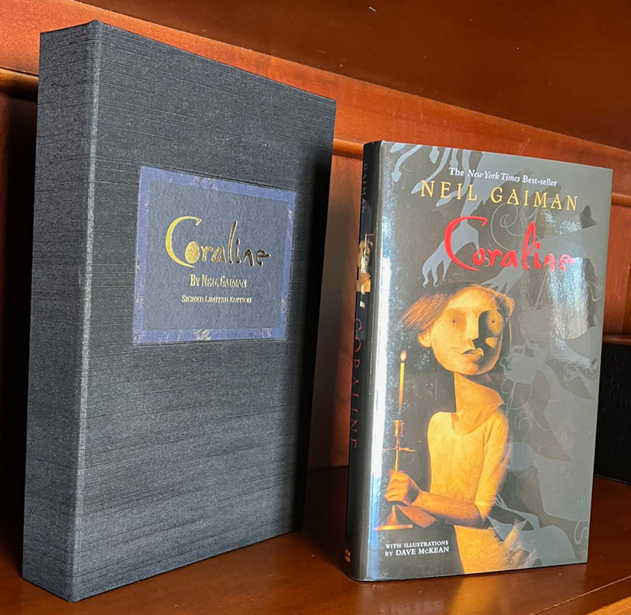 Neil Gaiman "Coraline" Limited Traycased Signed First Edition, Later Printing of 25 w/COA  [Sealed]