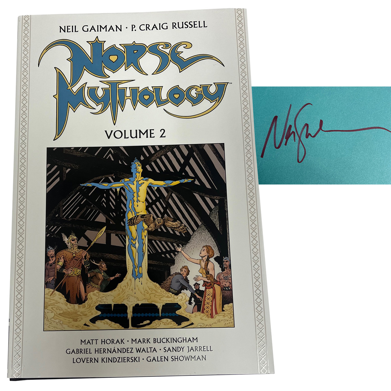 Neil Gaiman "Norse Mythology" Signed First Edition Trilogy, Hardcover Graphic Novels, Volumes 1-3 w/COA [Very Fine]
