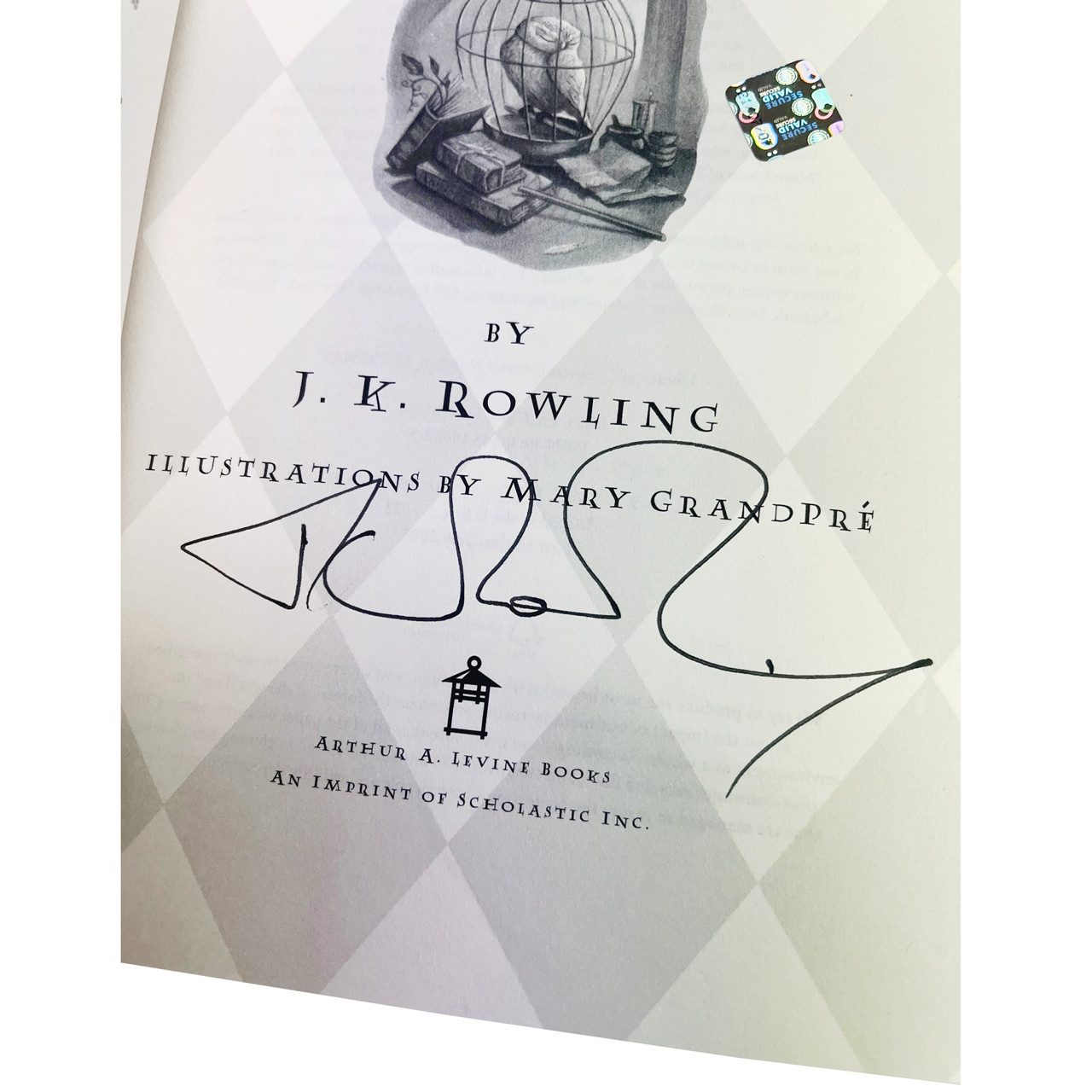 J.K. Rowling "Harry Potter and the Deathly Hallows" Signed First Edition/Second Printing w/Hologram Authenticity Sticker