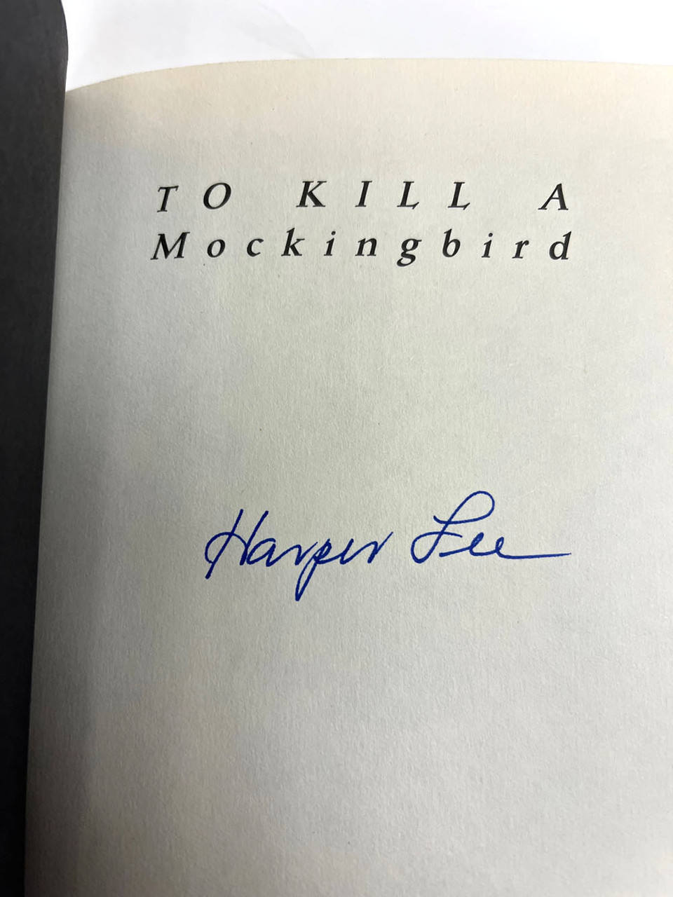Harper Lee "To Kill A Mockingbird" 35th Anniversary Edition, Signed First Edition/ Later Printing [Fine/Near Fine+]