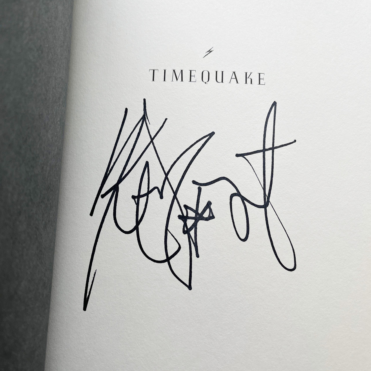 Kurt Vonnegut "Timequake" Signed First Edition, First Printing w/COA